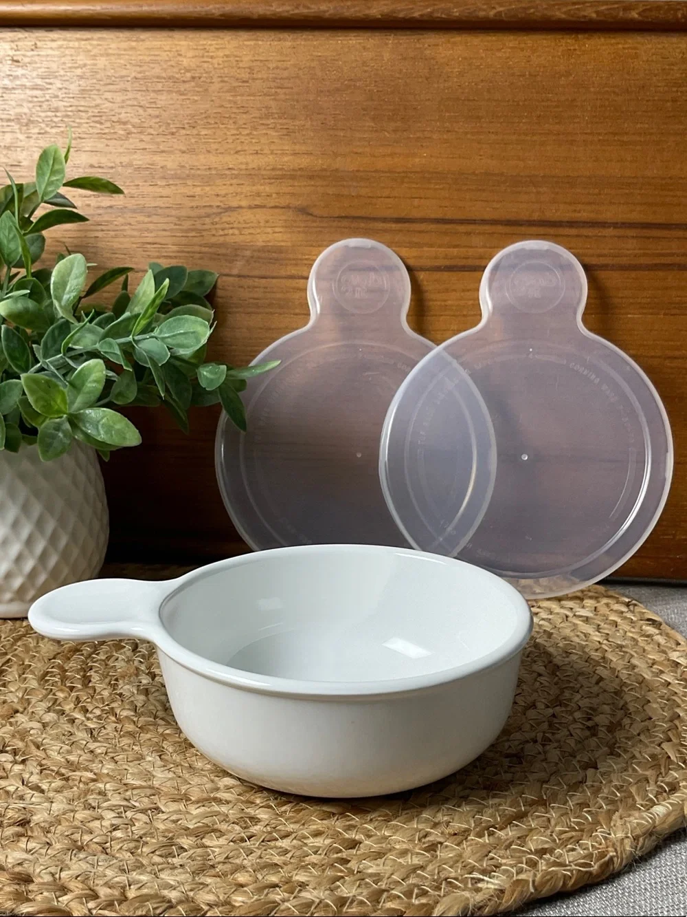 Vintage CorningWare Grab-it Bowls P-150-B 550mL Set of 2 with Lids
